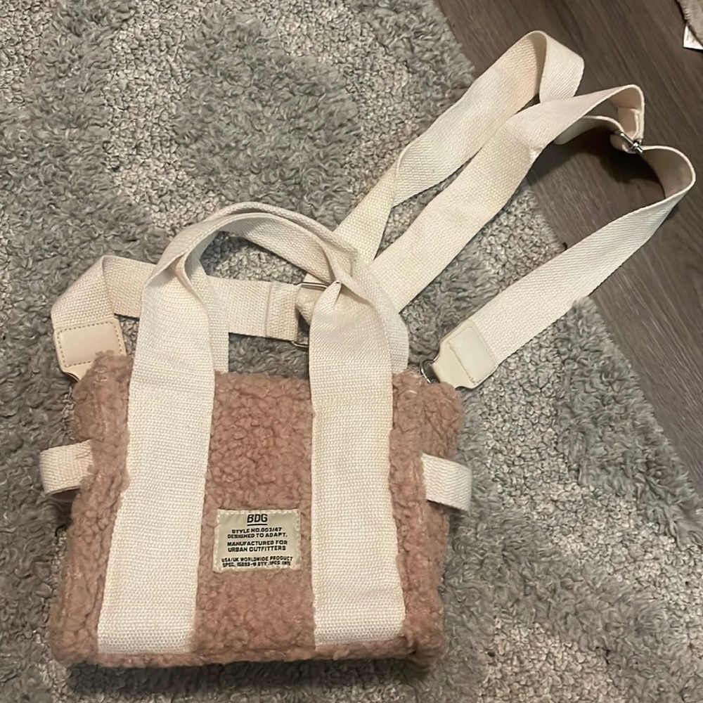 BDG Fuzzy Urban Outfitters Mini tote bag